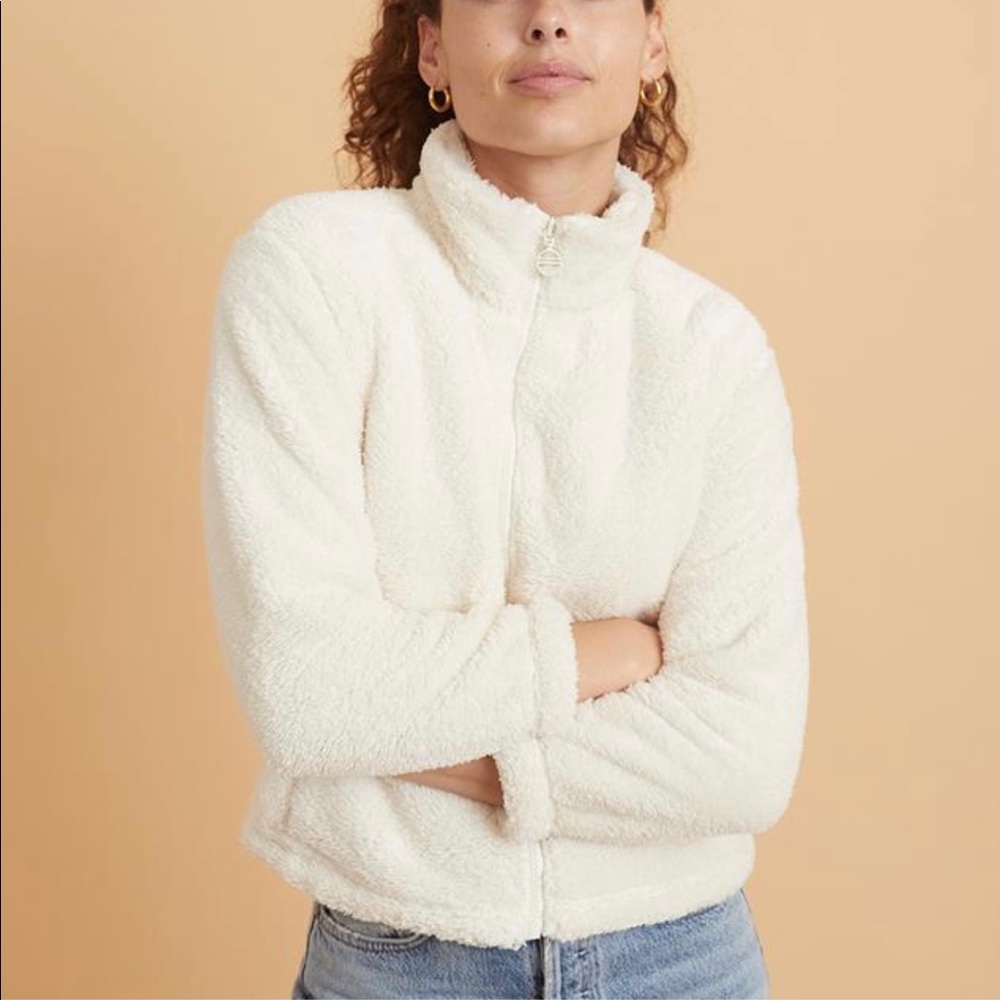 Marine Layer Banff Sherpa Full Zip sz M